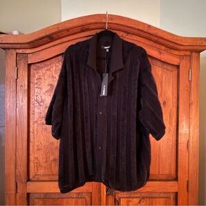 NOVA MEN ELDON FUR TEXTURED SHIRT